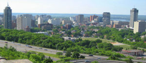 Hamilton Downtown View from Top